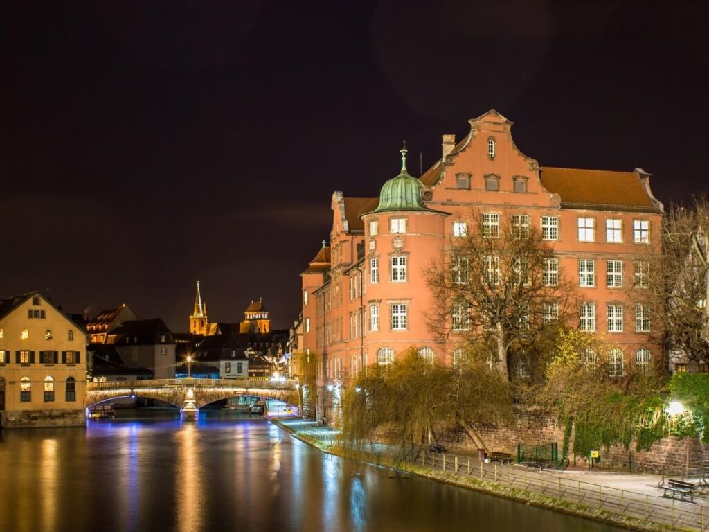 Historic center of Strasbourg in the Alsace region