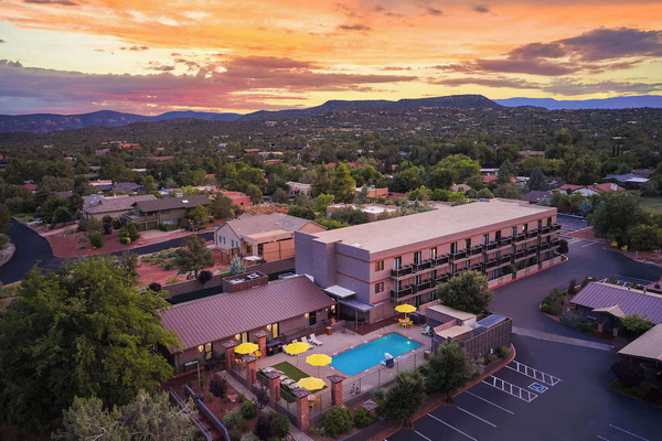The Andante Inn of Sedona comfortable Sedona hotel surrounded by scenic Arizona red rock views