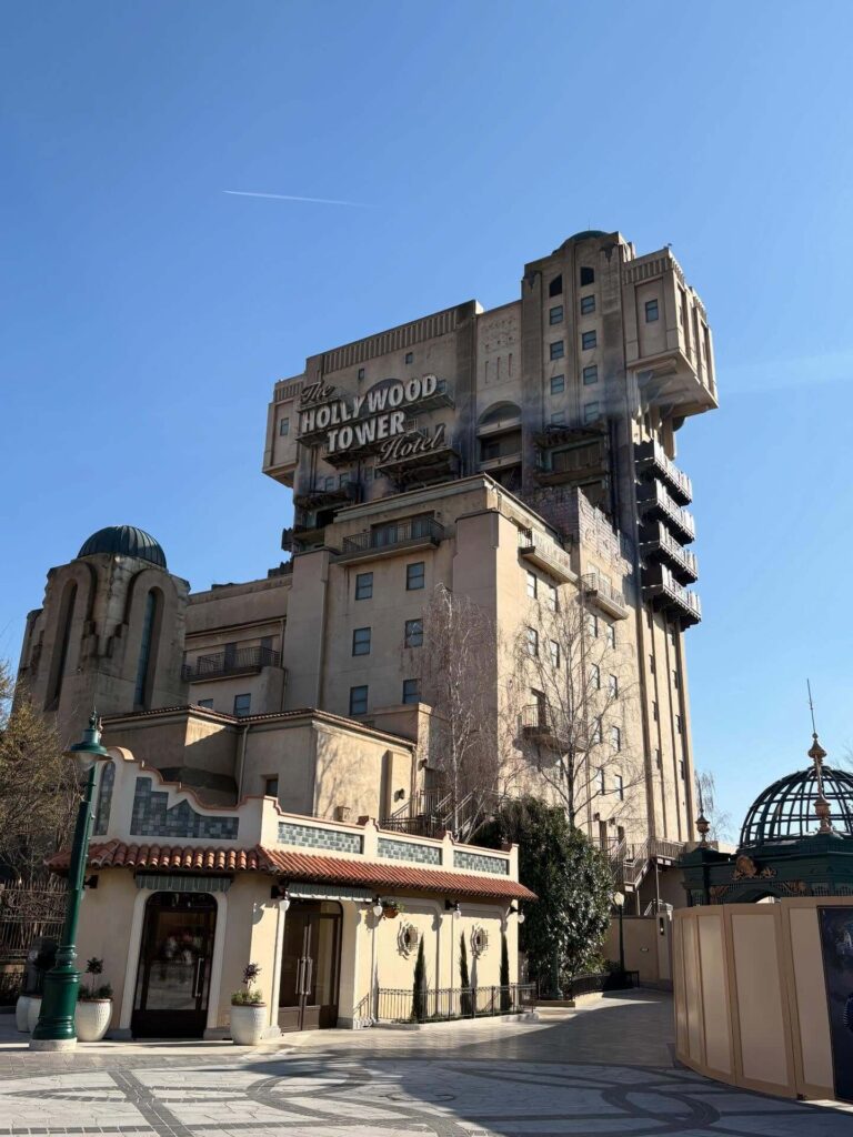 Tower of Terror ride at Walt Disney Studios Park