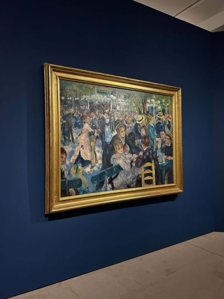 Bright upper galleries inside Musée d'Orsay Paris