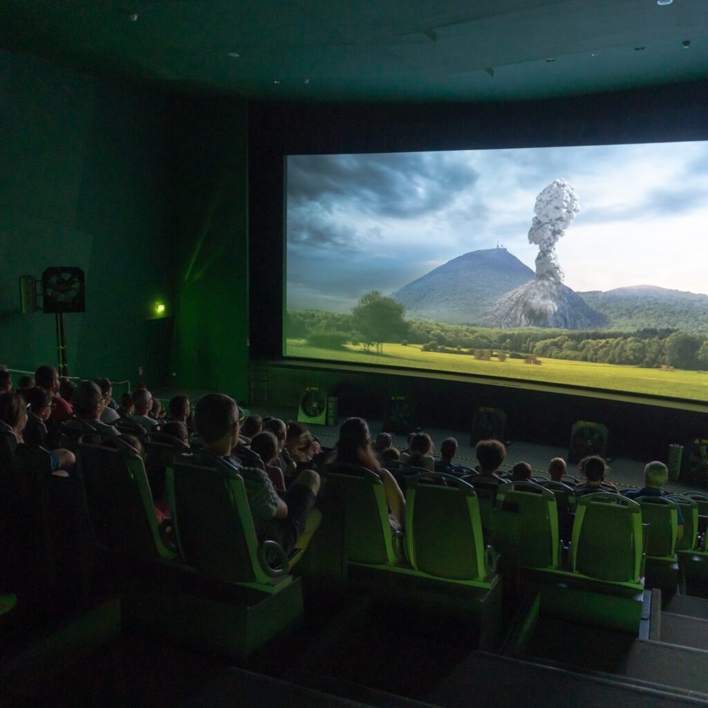 mmersive multimedia attraction at Vulcania combining science and entertainment