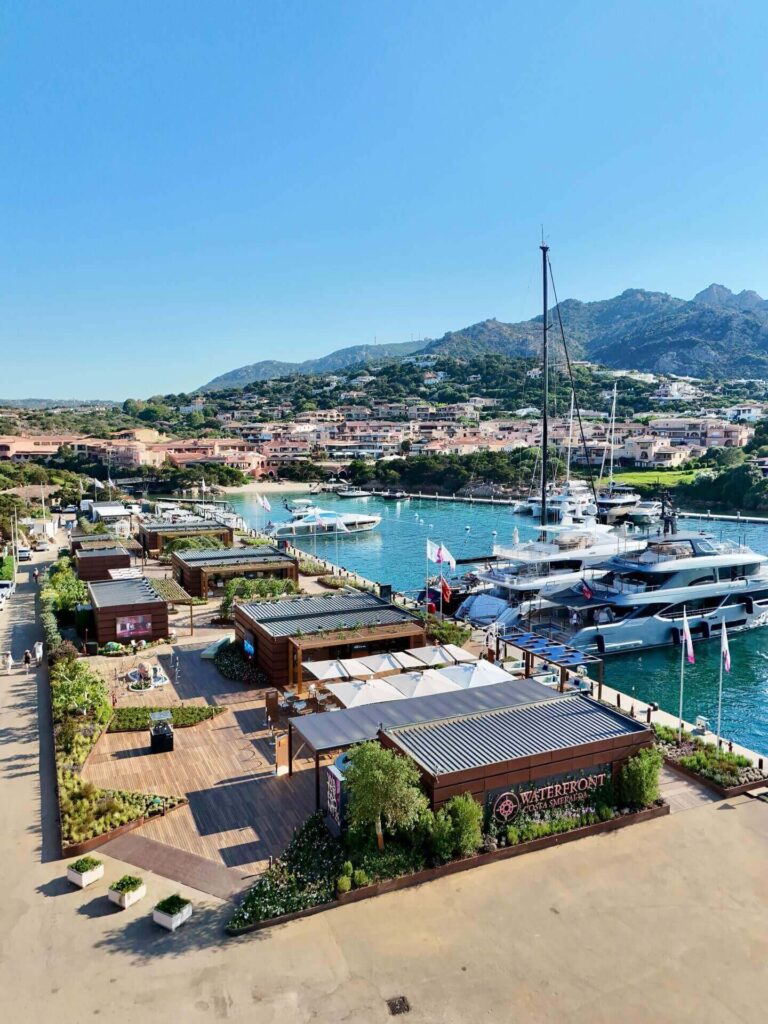 Waterfront promenade and harbor in Ajaccio, Corsica