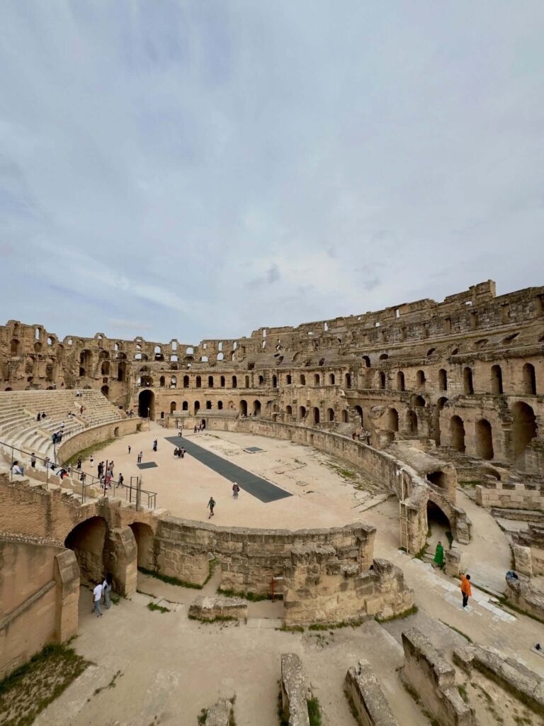 Collection of Roman monuments in Arles, France