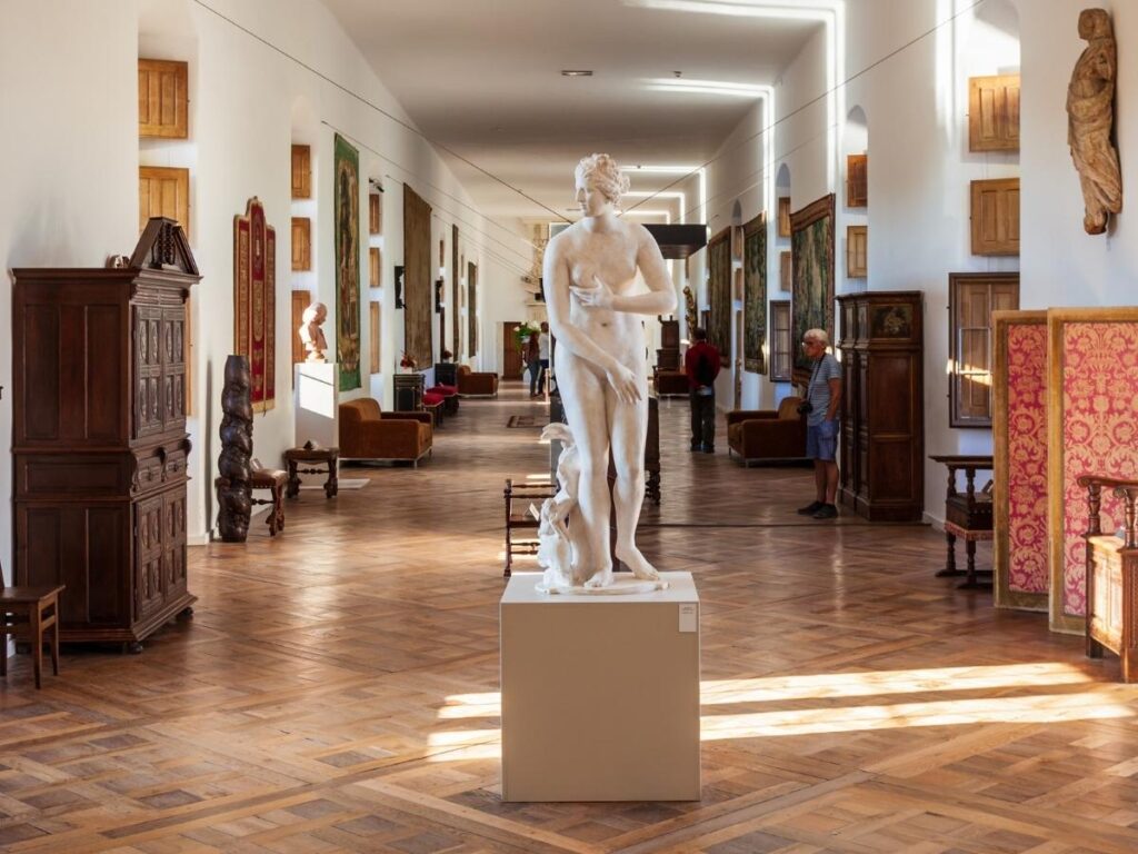 Historic artwork displayed inside Château de Chenonceau