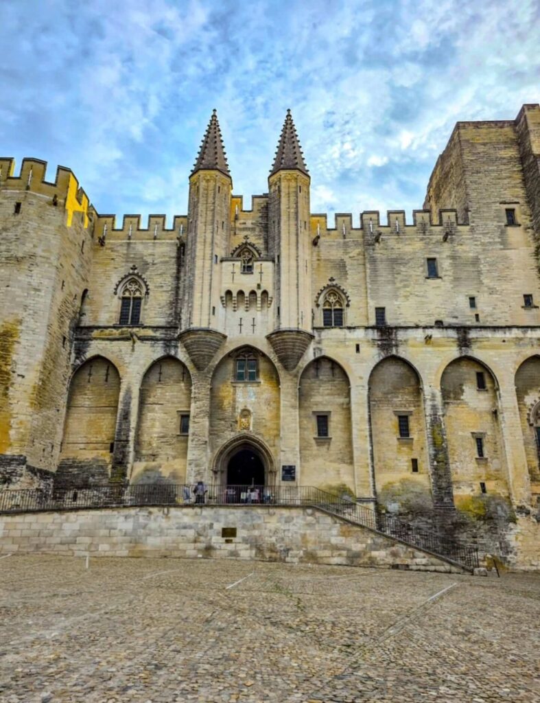 Palais des Papes in Avignon during the era of the Avignon Papacy