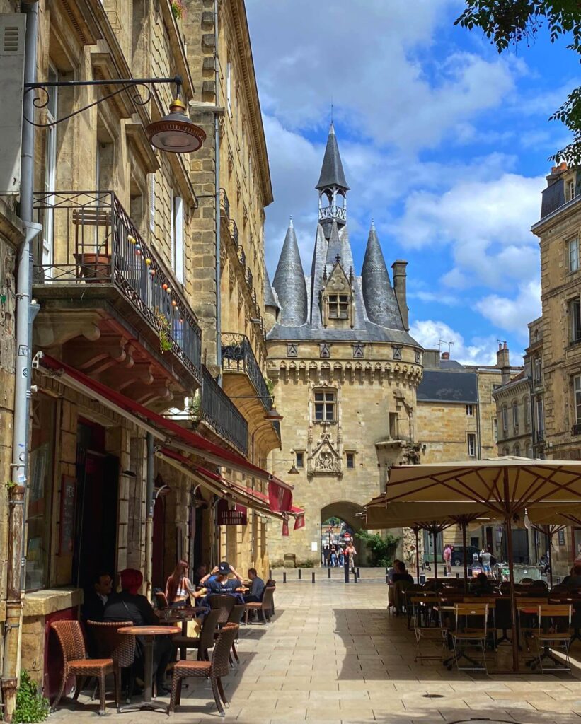 Local restaurant and café scene in Beaune, Burgundy