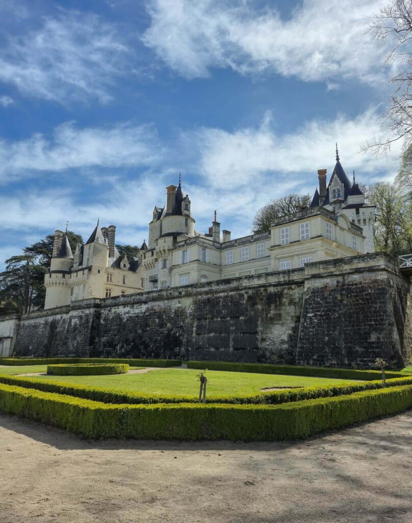 Historic façade of Château d'Ussé showcasing centuries of architectural development