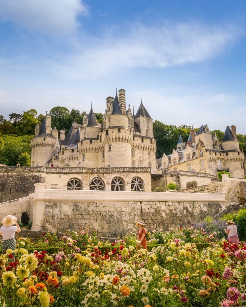 Château d'Ussé in the Loire Valley, the castle associated with the Sleeping Beauty fairy tale