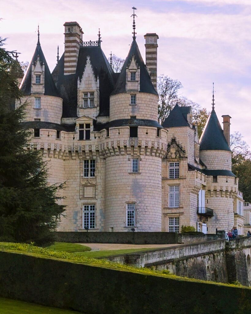 Château d'Ussé on a sunny summer day in the Loire Valley