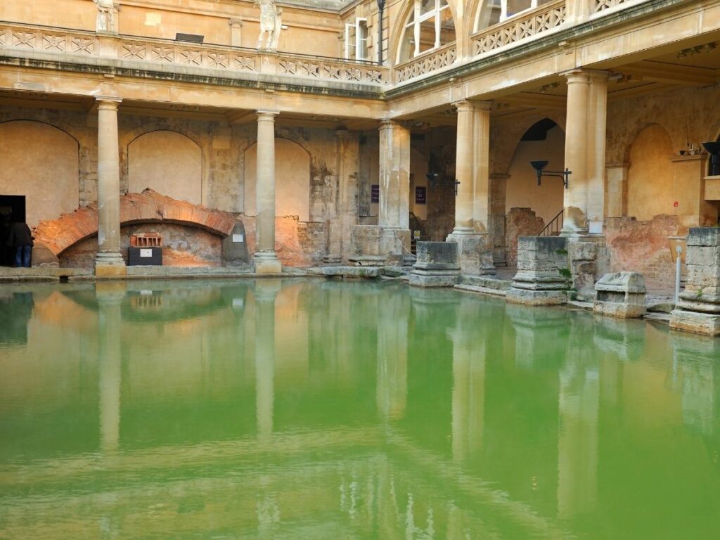 Remains of the Constantine Baths in Arles, France
