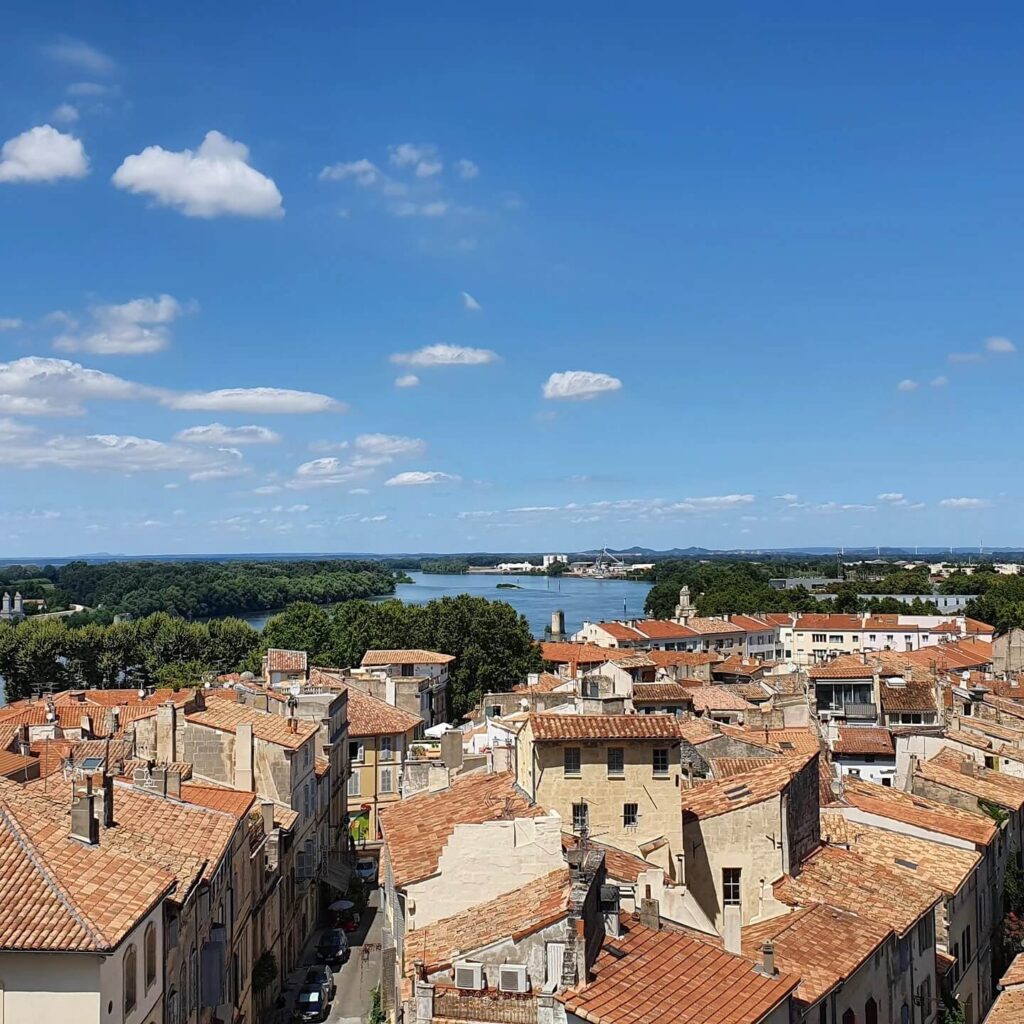 Constantine Baths located near the Rhône River in Arles