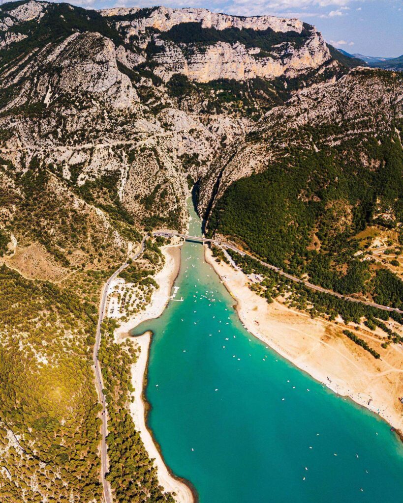 Autumn colors around Gorges du Verdon in southern France