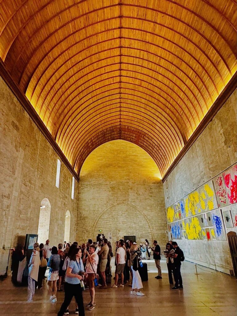 Grand Audience Hall inside Palais des Papes in Avignon