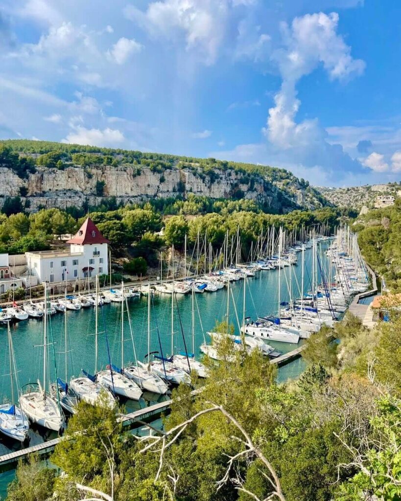 Calanque de Port Pin beach near Cassis