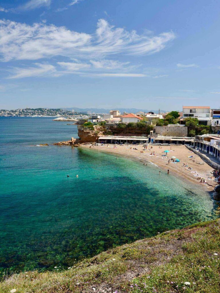 Mediterranean coastline near Marseille, France