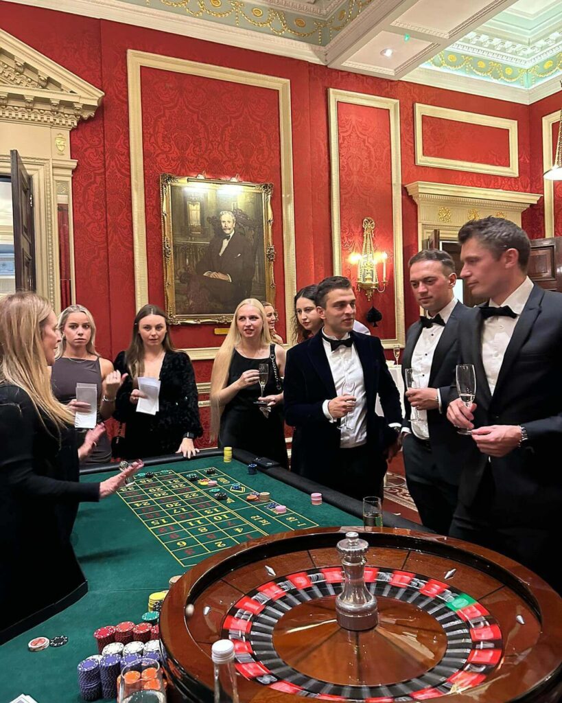 European roulette table inside Monte Carlo Casino