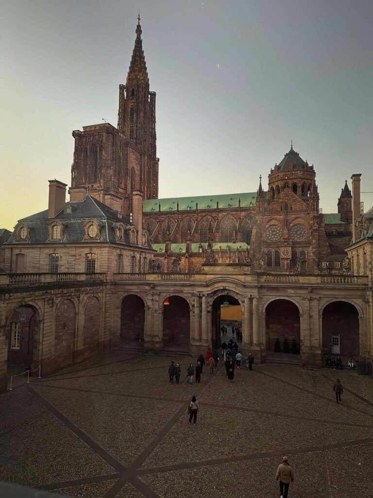 Palais Rohan historic palace beside Strasbourg Cathedral