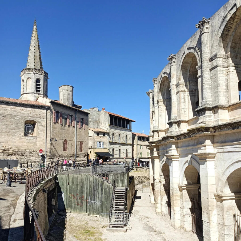 Archaeological remains of the Roman Forum in Arles