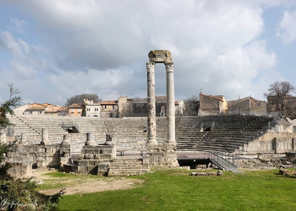 Ancient Roman Theater in Arles dating back to the first century BC