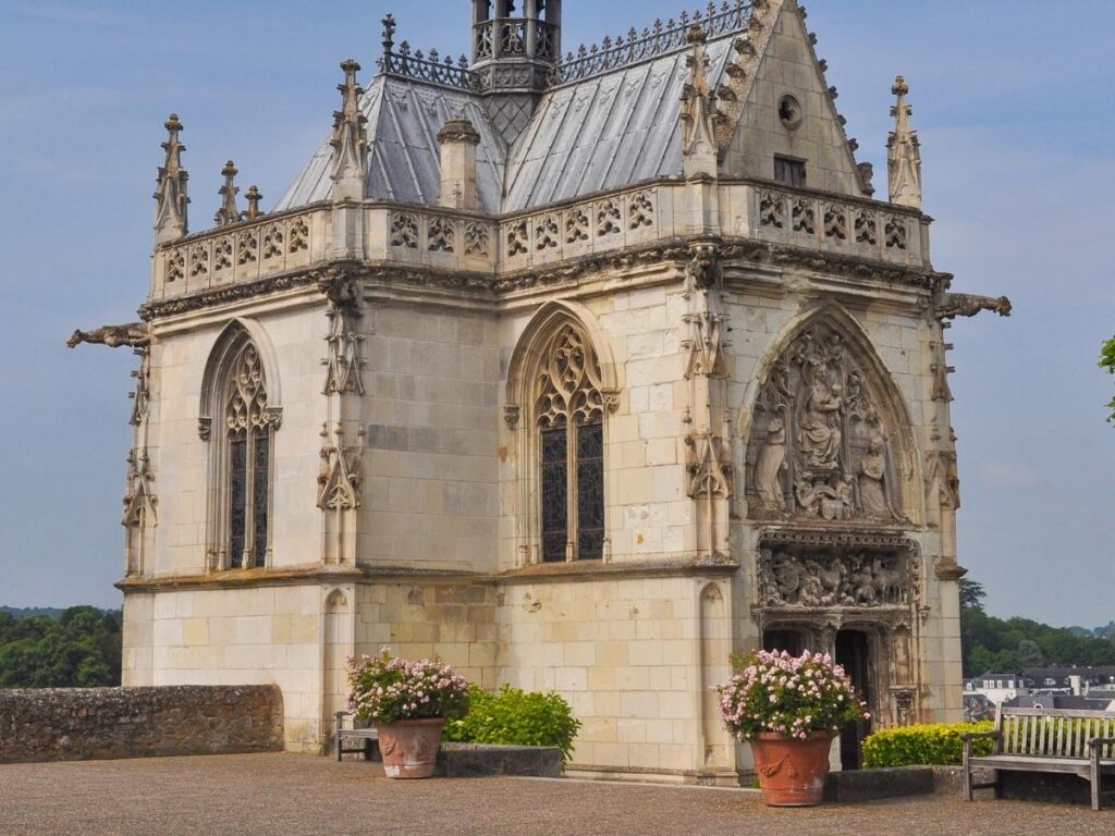 Saint-Hubert Chapel at Château d'Amboise, home to Leonardo da Vinci's tomb