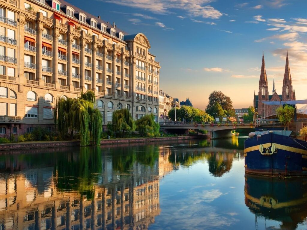 Strasbourg Cathedral during spring in Strasbourg France