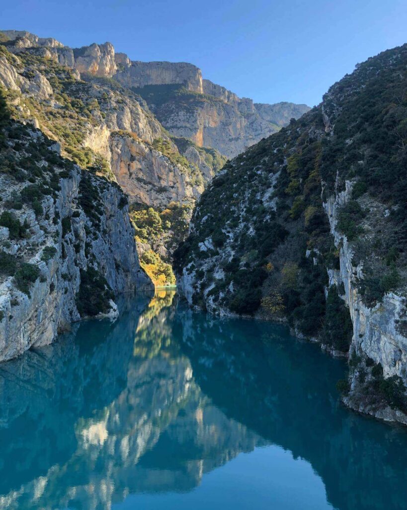 Panoramic view of Gorges du Verdon during a three-day Provence itinerary
