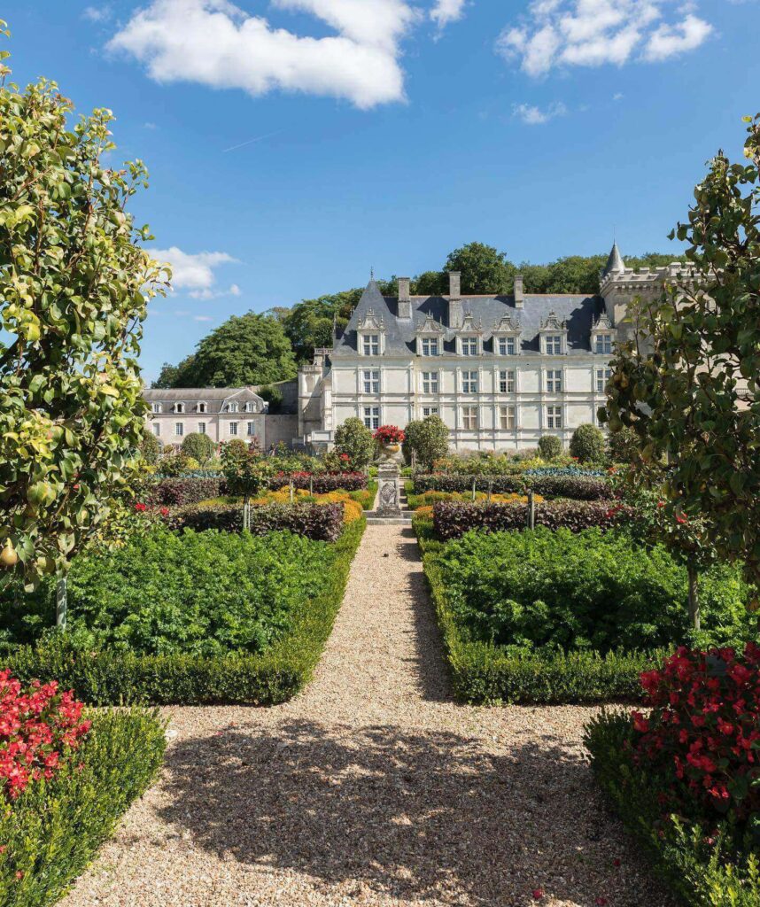 Flower-filled Sun Garden at Château de Villandry