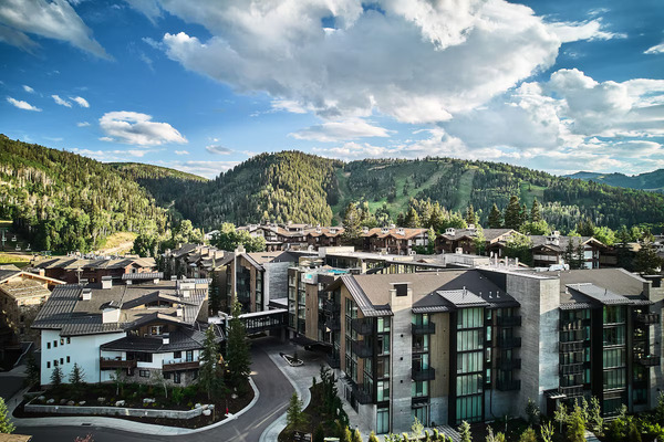 Goldener Hirsch Inn in Deer Valley, Utah, featuring elegant European-inspired alpine architecture, luxury boutique accommodations, ski-in/ski-out access, and scenic mountain surroundings.
