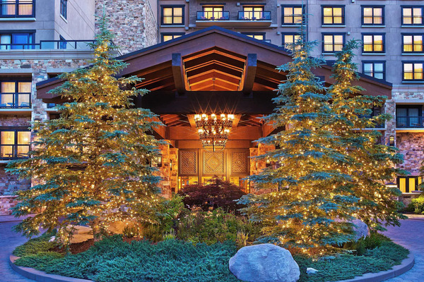 The St. Regis Deer Valley luxury ski resort in Park City, Utah, showcasing elegant mountain architecture, premium accommodations, and scenic views with direct access to Deer Valley slopes.