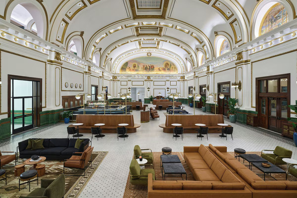 Asher Adams, Autograph Collection in Salt Lake City, Utah, featuring historic-inspired architecture, luxurious accommodations, elegant interiors, premium amenities, and a prime downtown location near top attractions.