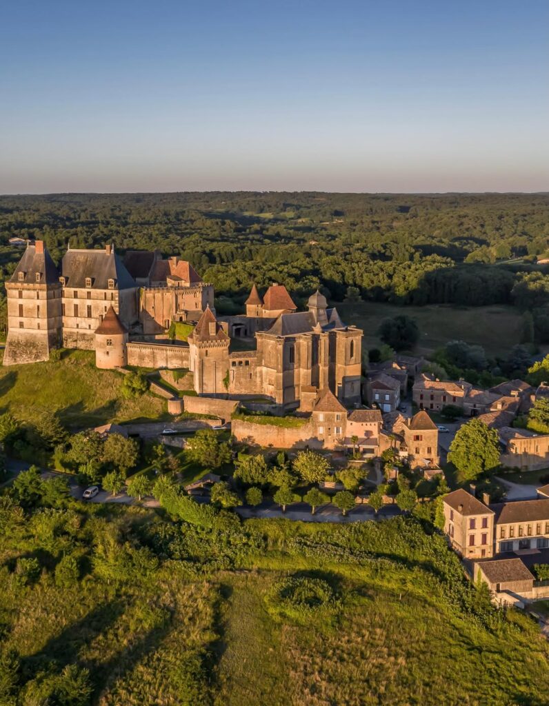 Scenic Dordogne landscape near Lascaux France