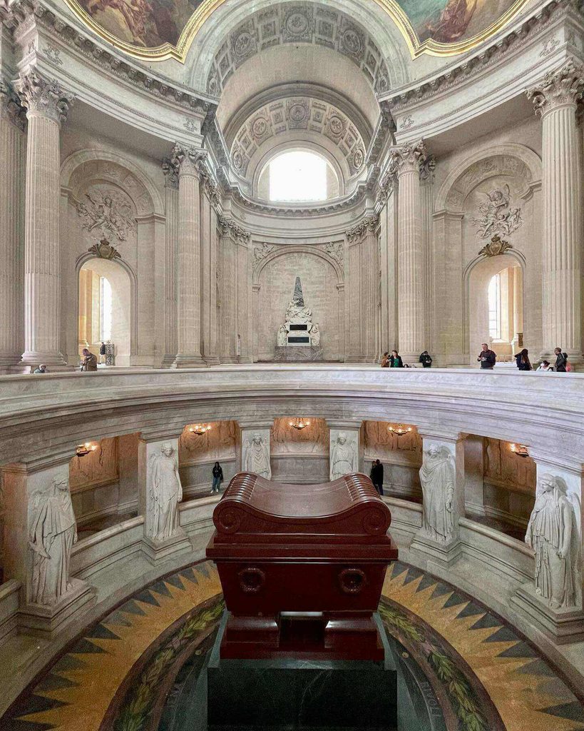 Marie and Pierre Curie's tombs in the Panthéon crypt