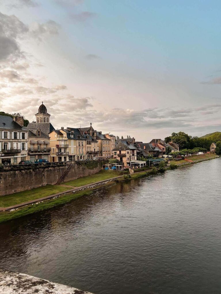 Montignac town near Lascaux in the Dordogne