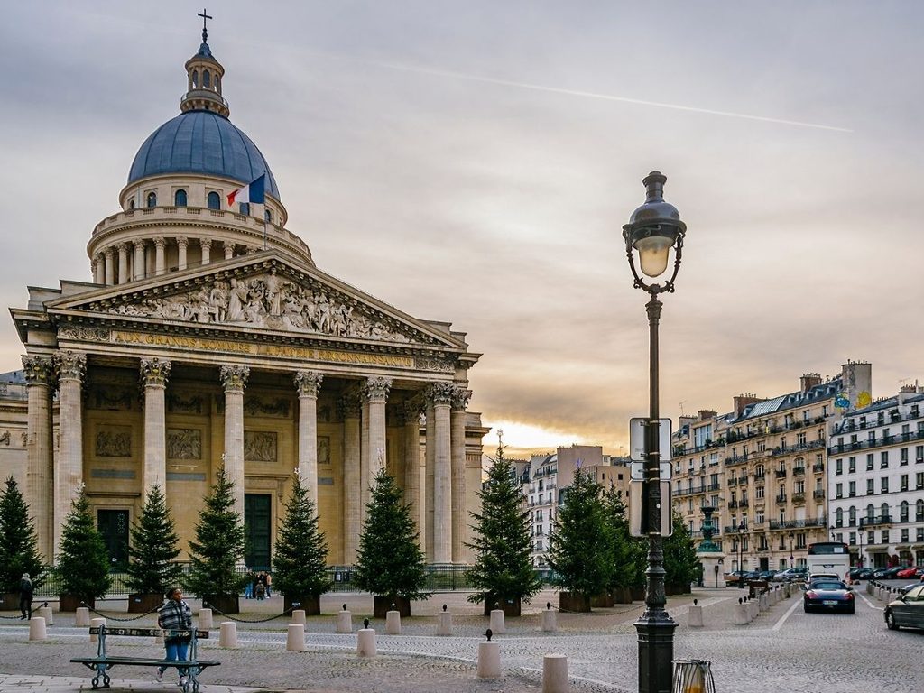 Panthéon exterior in Paris's Latin Quarter
