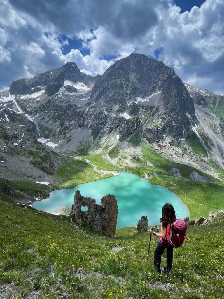 Hikers exploring the mountain trails of Vallée des Merveilles