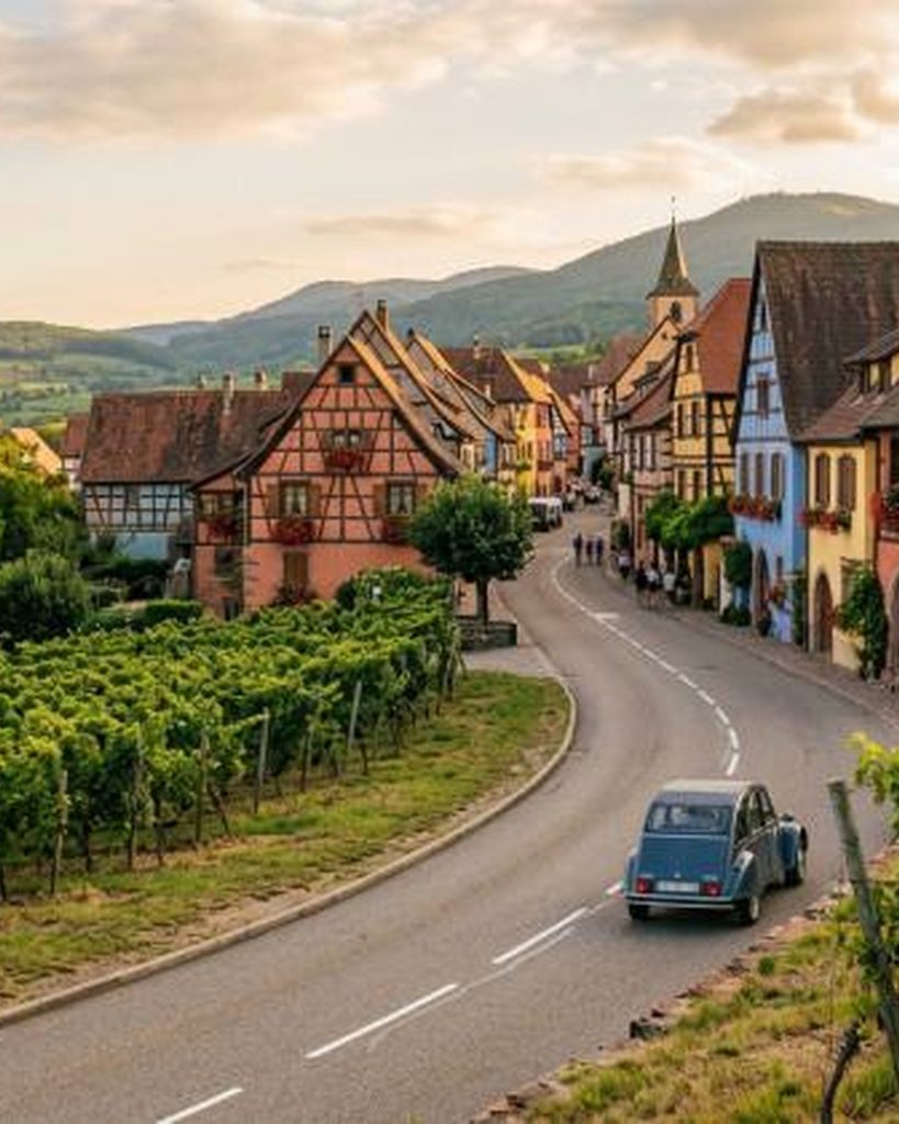 Regional bus connection between Colmar and Riquewihr