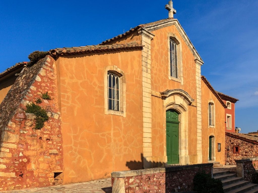 Saint Michel Church in the upper village of Roussillon