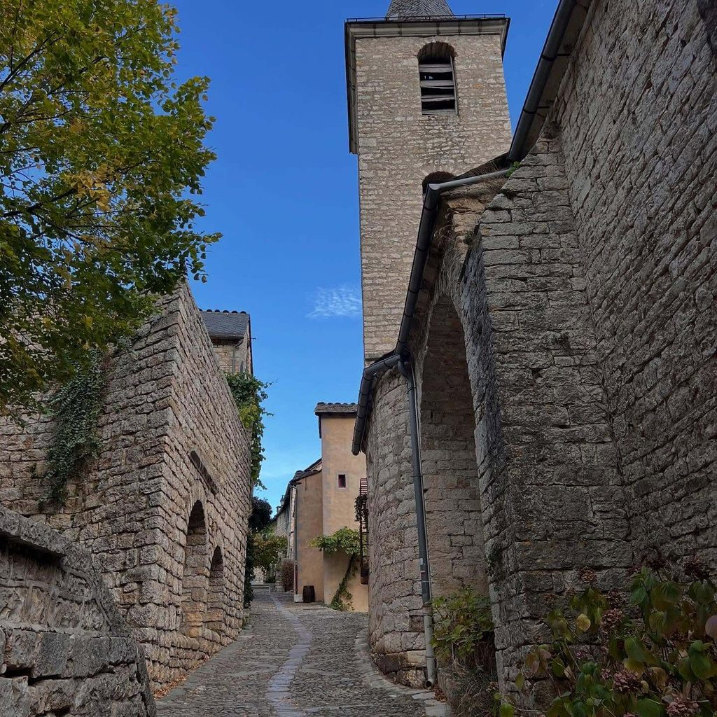 Sainte-Enimie village in the evening after the daytime crowds have left