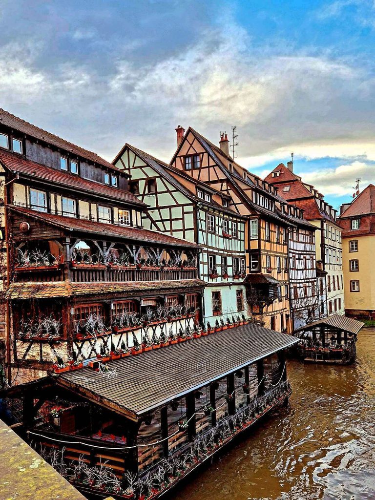 Regional train connecting Strasbourg and Colmar in Alsace
